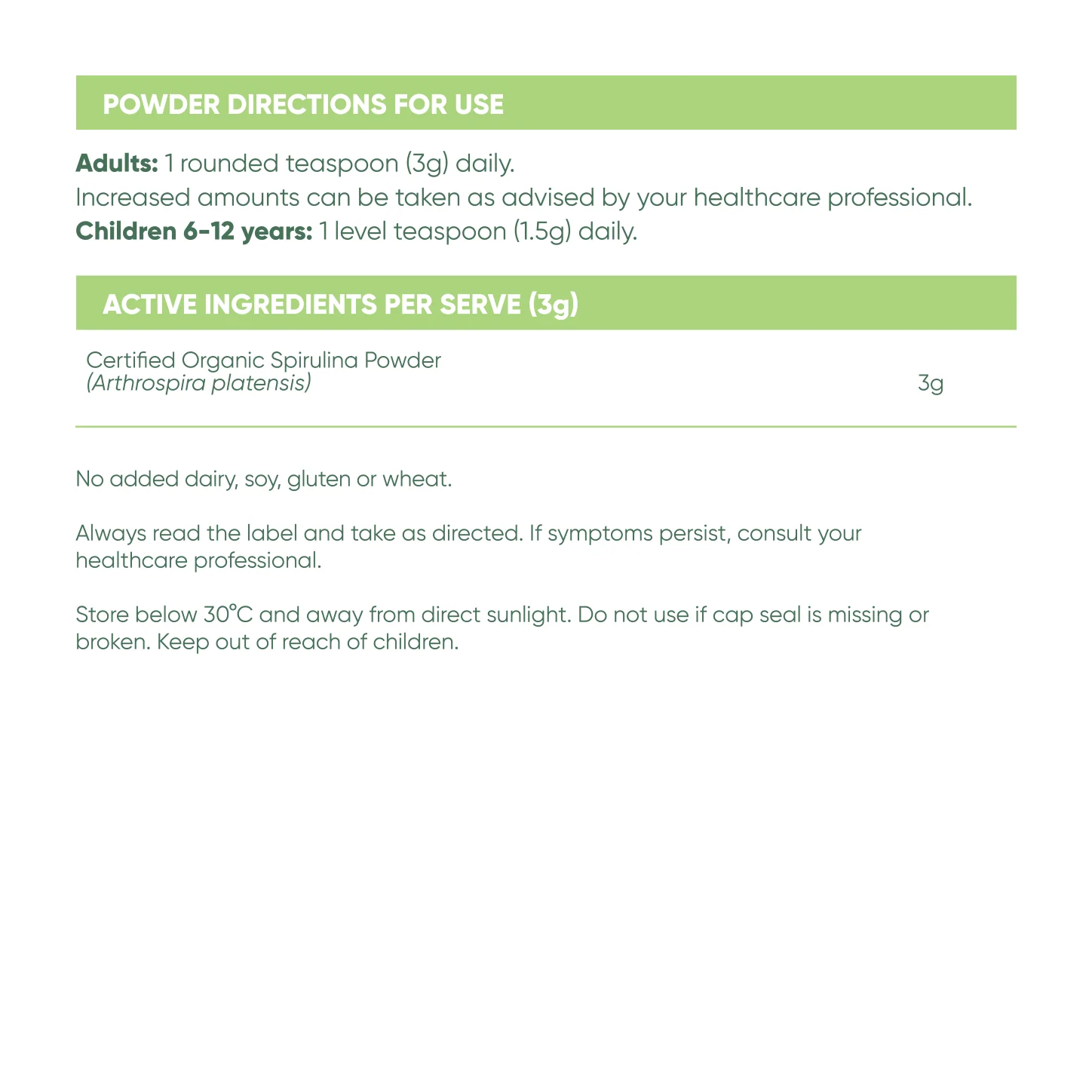 Spirulina Certified Organic - Image 5